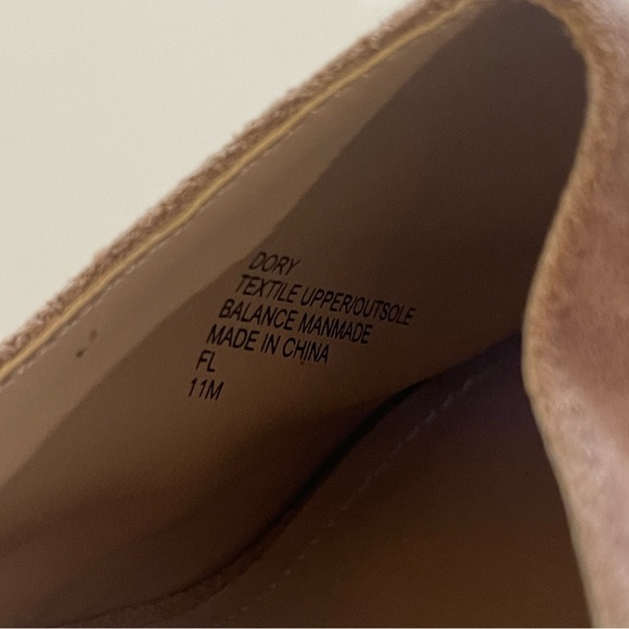 Suede Blush Platform Sandals Size 11 - Picture 6 of 8